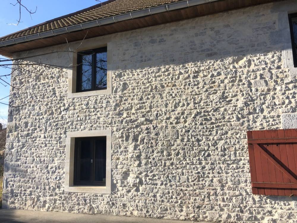 Rénovation de façade en pierre