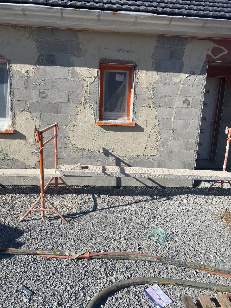 Rénovation de façade en crépis