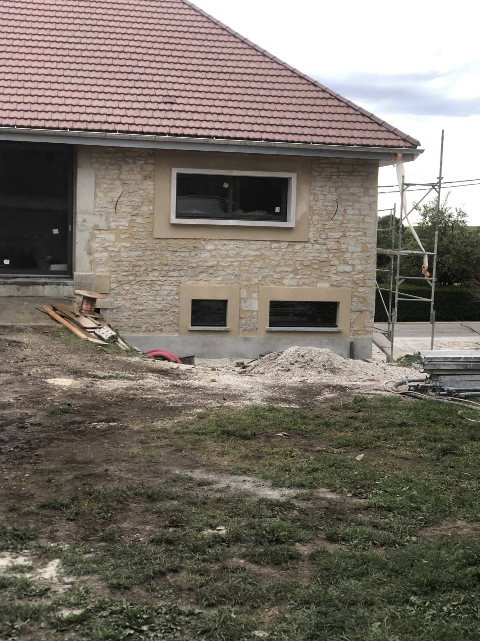 Rénovation de façade en pierre