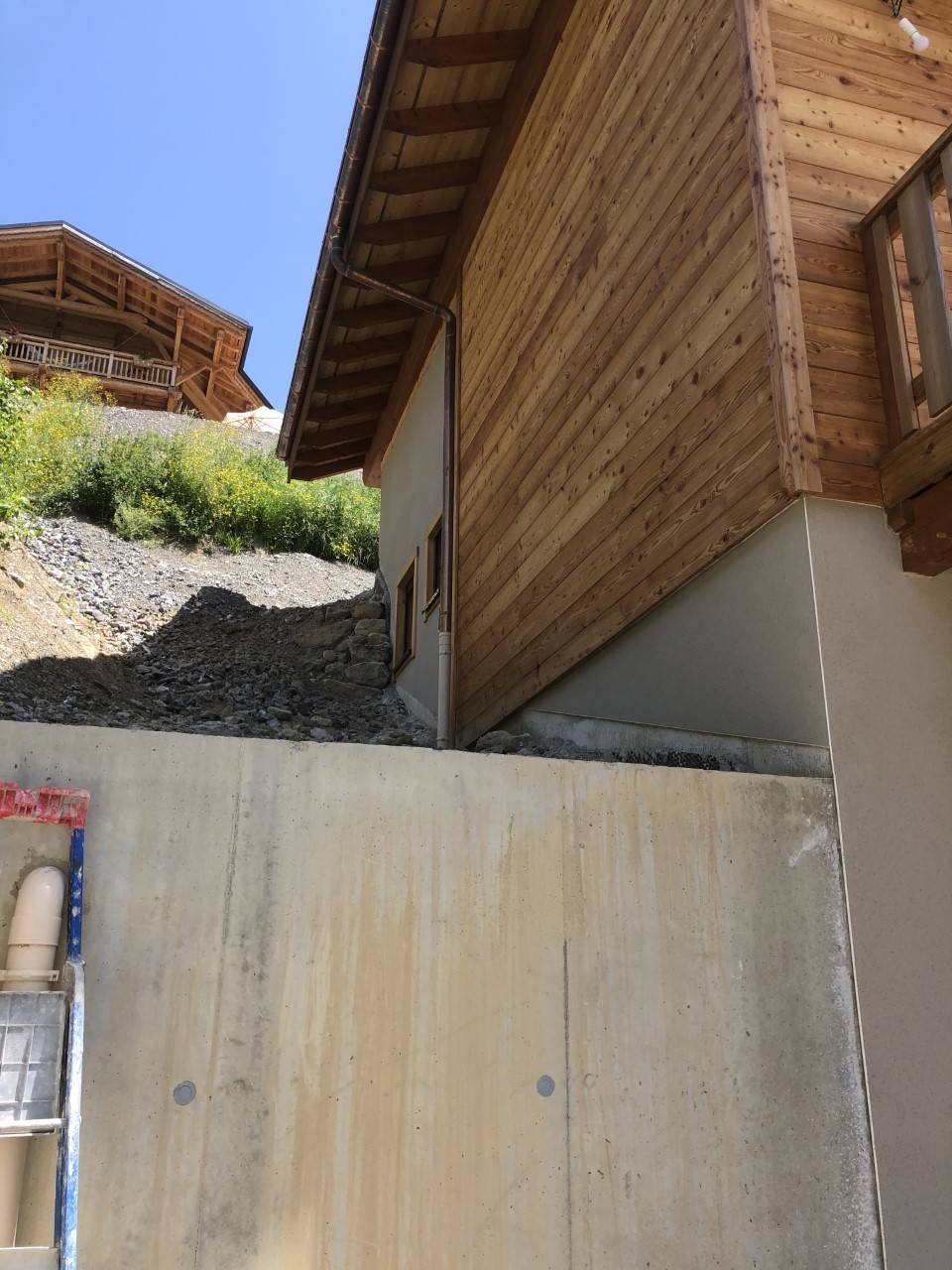 Rénovation de façade en bois